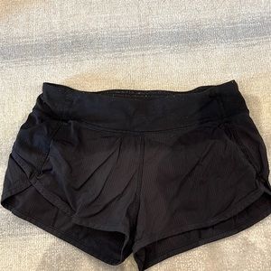 Size 12 Black Lululemon Shorts